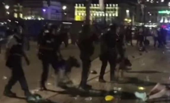 Terrorífica batalla campal en Marsella entre 'hooligans' ingleses y policías
