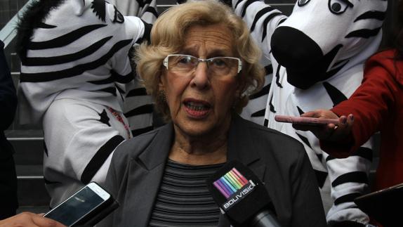 La alcaldesa de Madrid, Manuela Carmena.