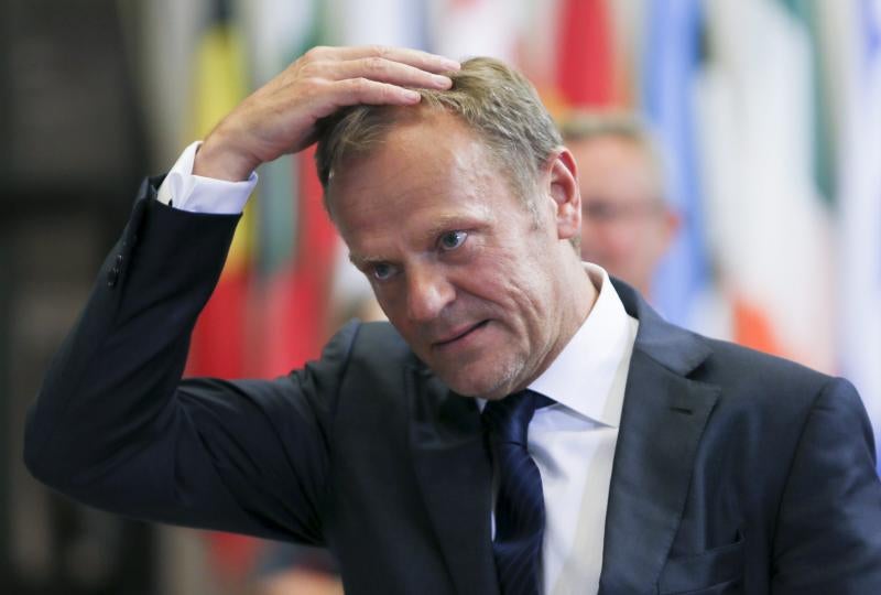 El presidente del Consejo Europeo, Donald Tusk. 