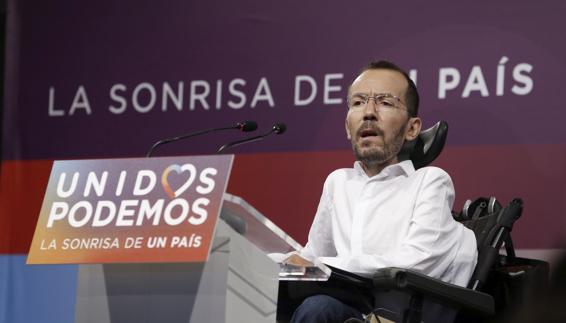 Pablo Echenique, secretario de Organización de Podemos.