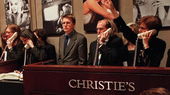 Una subasta en Christie's.