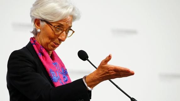 La directora del FMI, Christine Lagarde.