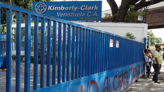 Planta de Kimberly-Clark en Maracay. 