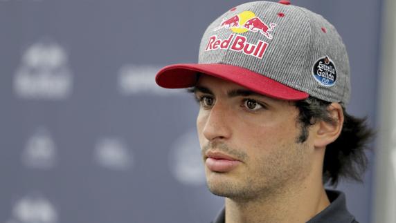 Sainz, durante el GP de Alemania. 