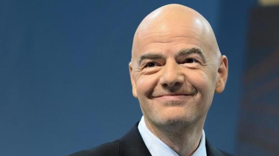 Gianni Infantino, presidente de la FIFA. 