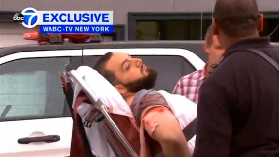 Ahmad Khan Rahami, tras ser detenido. 