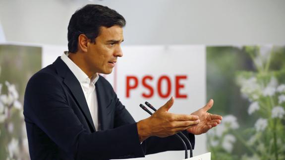 El secretario general del PSOE, Pedro Sánchez.