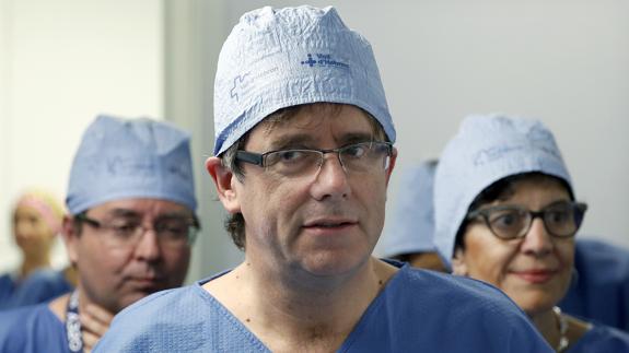 El presidente de la Generalitat, Carles Puigdemont.