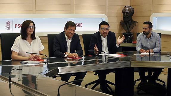 Ascensión Godoy, Javier Fernández, Mario Jiménez y José Enrique Muñoz.
