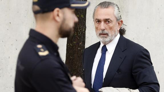 Francisco Correa, a su llegada a la Audiencia Nacional.