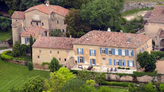 El Chateau Miraval en Correns (Francia).