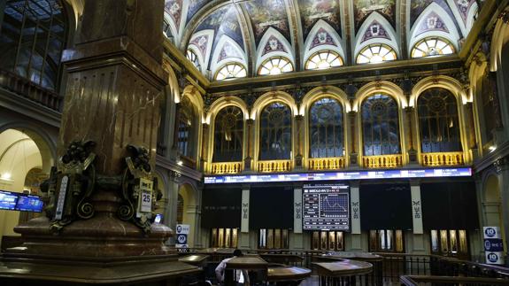 Bolsa de Madrid.