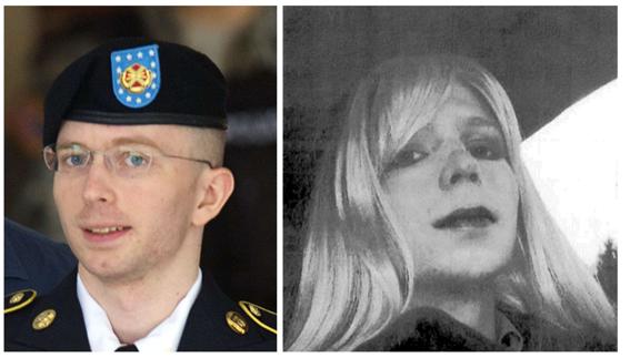 Chelsea Manning, antes y después de su cambio de sexo.