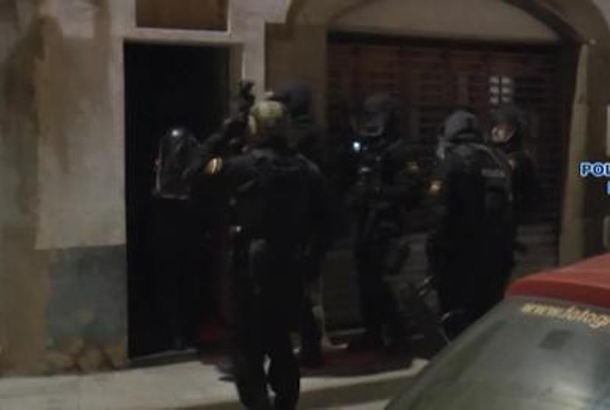 Uno de los detenidos. 