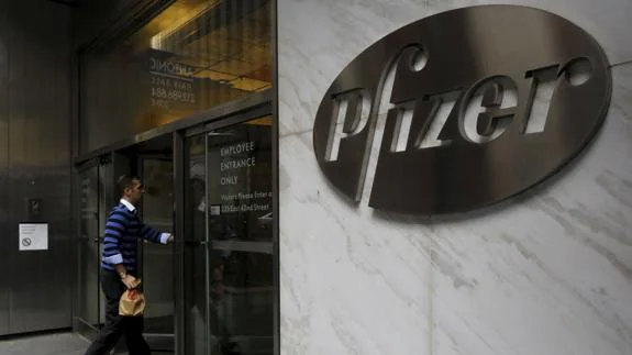 Sede de Pfizer en Nueva York.