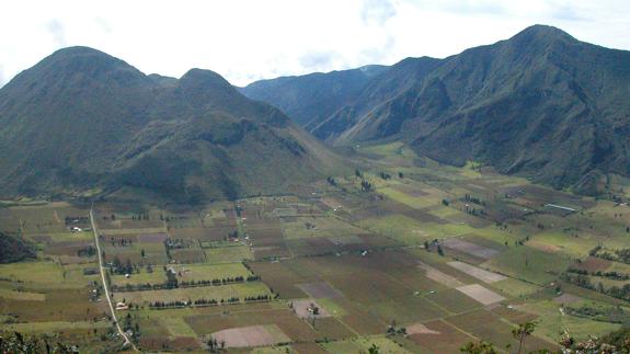 Región del volcán Pululahua.