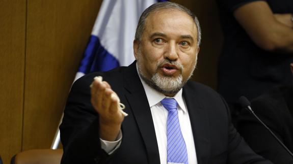 El ministro israelí de Defensa, Avigdor Lieberman.