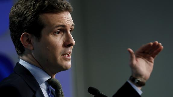 El vicesecretario de Comunicación del PP, Pablo Casado.