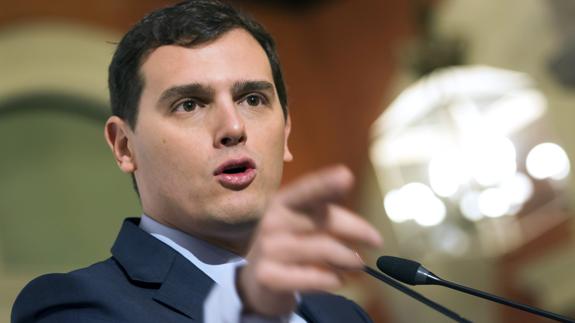 El líder de Ciudadanos, Albert Rivera.