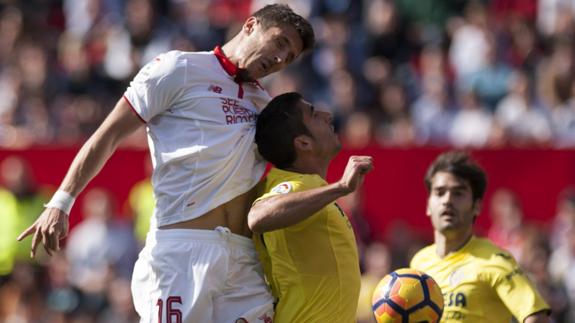 Partido del Sevilla contra el Villarreal.