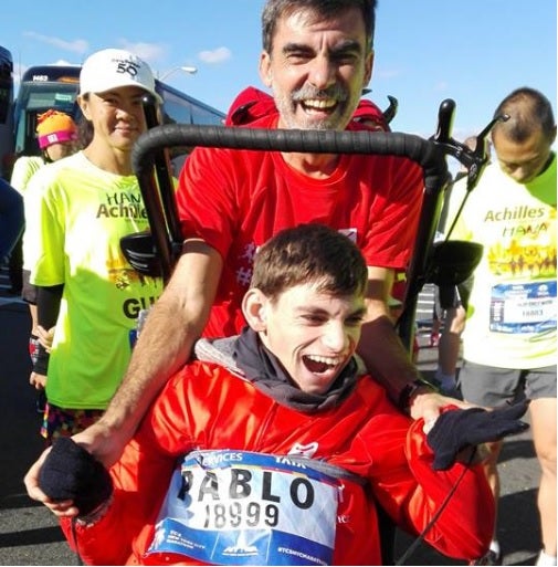 Jose Manuel Roás y su hijo pablo.