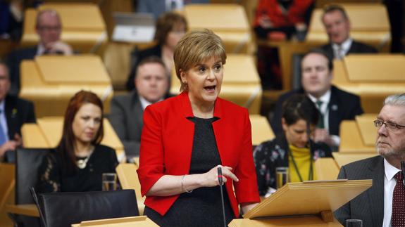 Nicola Sturgeon, primera ministra de Escocia.