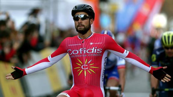 Nacer Bouhanni, ciclista del Cofidis. 