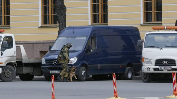 Detienen a un cadete militar ruso en San Petersburgo.