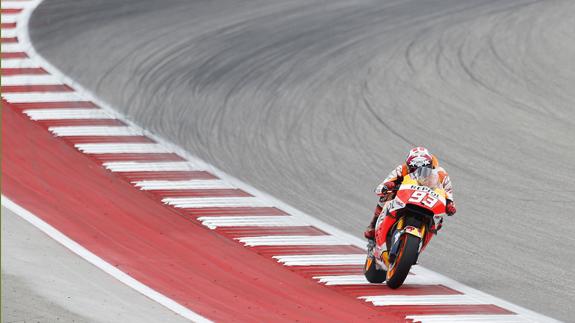 Márquez, en Austin la temporada pasada. 