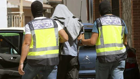 Un supuesto yihadista detenido en Madrid. 