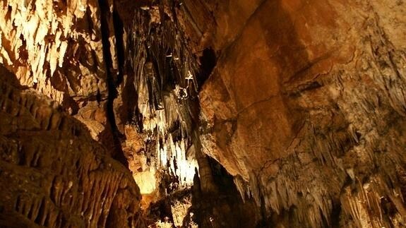 Imagen del interior de la cueva.