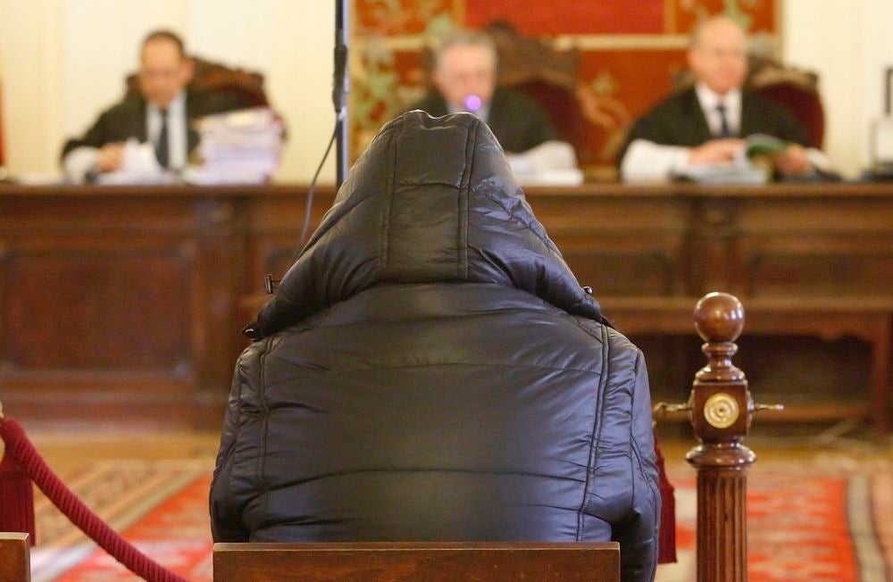 Imagen del acusado, este miércoles, ante el tribunal.