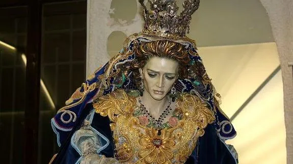 La Virgen de los Reyes en la exposición
