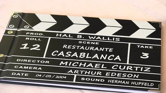 Carta del Restaurante Casablanca.