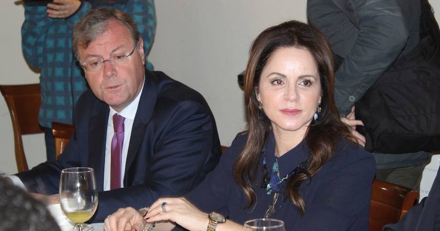 Silván y Clemente, en la reunión para tratar la celebración de pleno de las Cortes en León