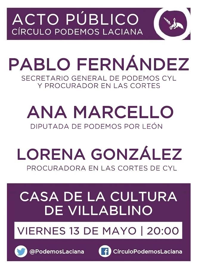 Cartel del acto