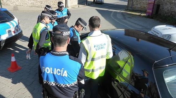 Momento de la formación de los agentes en Aguilar de Campoo.