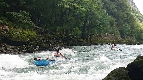 Momento de la competición