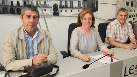 Momentos previos a la presentación de la iniciativa.