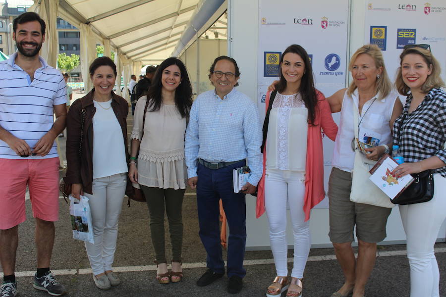 Los populares en su visita a la Feria