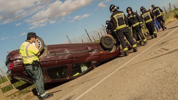 Imagen del lugar del accidente.