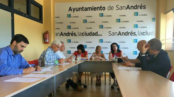 Momento de la Junta de Gobierno de San Andrés