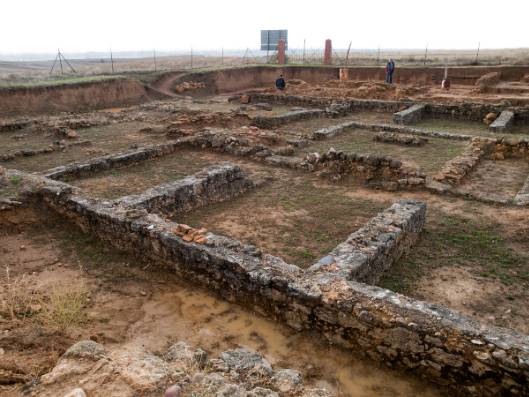 Terrernos del yacimiento de Lancia propiedad de la Diputación. 