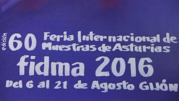 Cartel de la Feria Internacional de Muestras de Gijón.