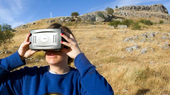 Realidad virtual de un poblado prerromano en la provincia de León.
