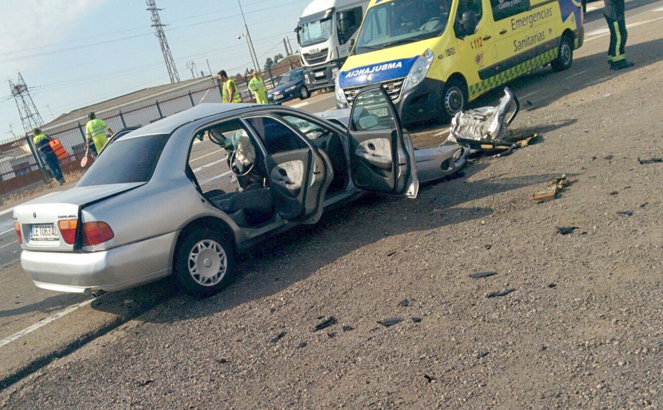 Imagen del vehículo implicado en el accidente.