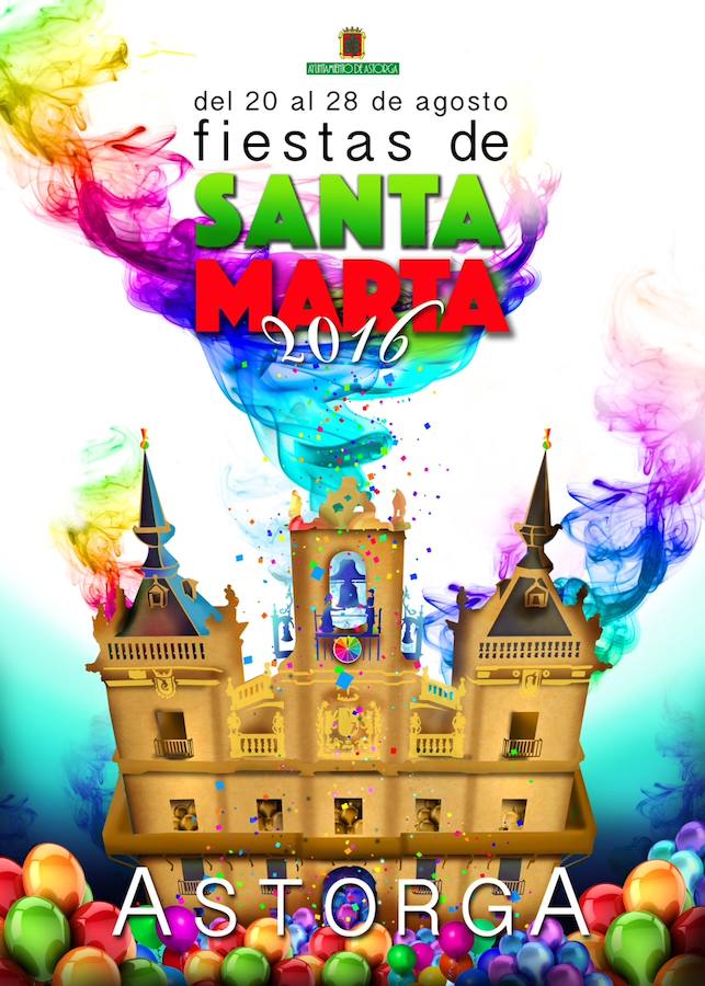 Cartel de las fiestas de Astorga 2016