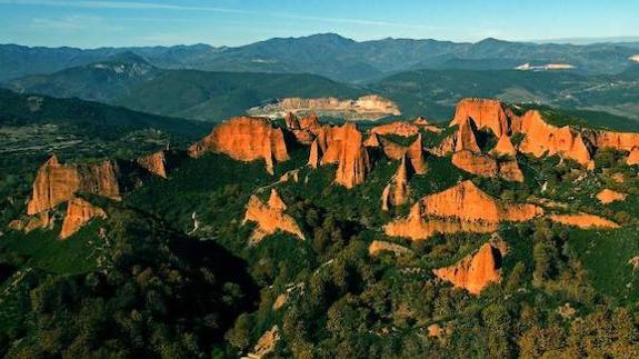 El tesoro de Las Médulas a vista de dron