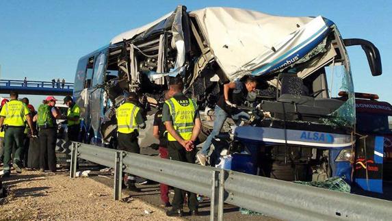 Imagen del lugar del accidente.