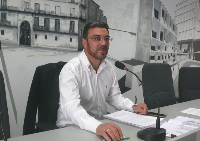 Pedro Llamas, durante una rueda de prensa.